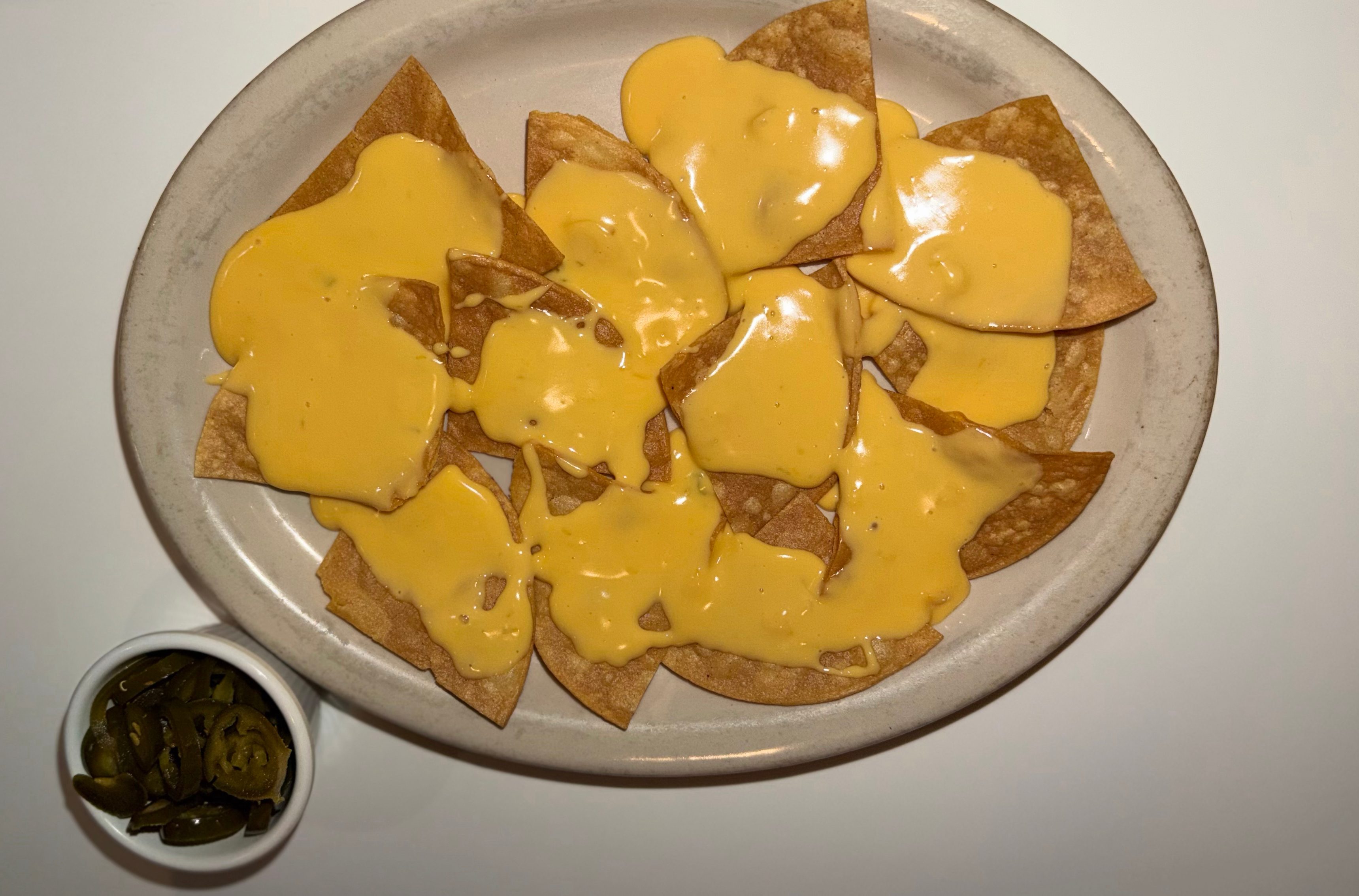 Cheese Nachos.