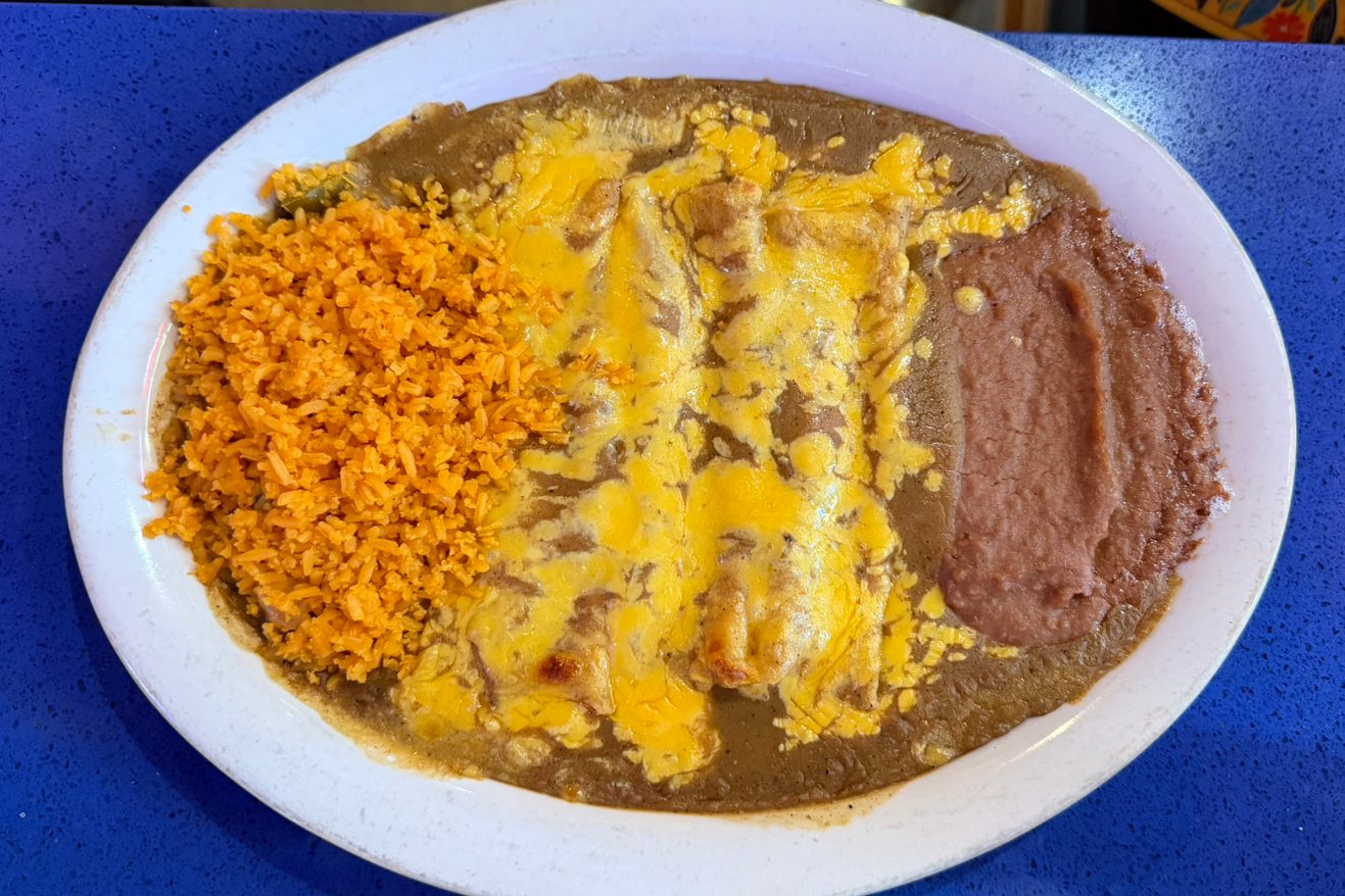Cheese Enchiladas.