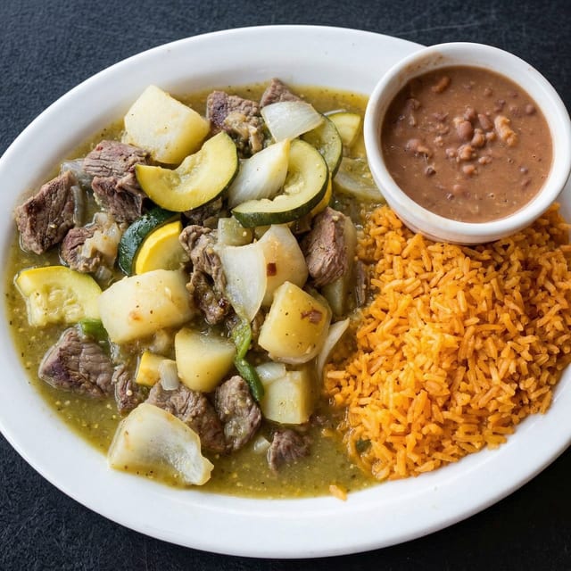 Carne en Chile Verde.