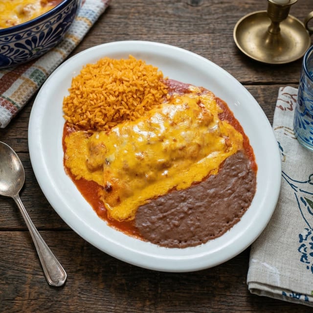 Chicken Enchiladas.